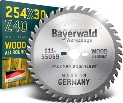 Produktbild von HM Kreissägeblatt - 254 x 2.8/1.8 x 30 Z40 WZ