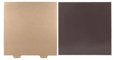 Image de 3D Printer Build Plate for VORON2.4 12x12in Double Sided Coating Heat Resistance Flexible Easy Removal PEI Steel Plate Gold Steel Plate with Magnetic Sticker