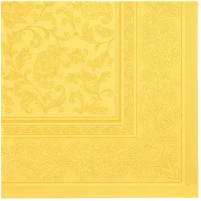Produktbild von Servietten RC Ornaments Gelb | 40x40cm/20St.