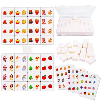 Produktbild von Mahjong Spiel mit 65 Blöcken für Kinder und Erwachsene