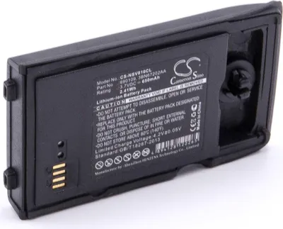Produktbild von vhbw Akku Ersatz für Alcatel 3BN67202AA, 690109 für schnurlos Festnetz Telefon (650 mAh, 3,7 V, Li-Ion) Schwarz