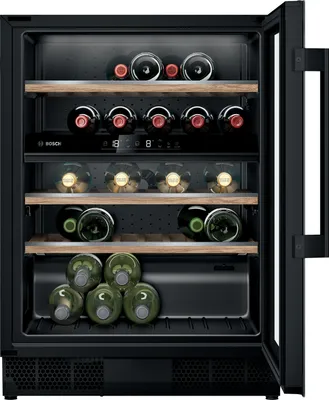 Immagine prodotto di Bosch Serie 6 KUW21AHG0 cantina vino Da incasso Nero 44 bottiglia/bottiglie