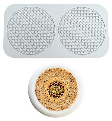 Silikon Spitzenform für Kuchen, Fondant-Prägeform, 26,1 x 13,5 cm