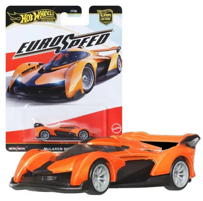 Produktbild von Hot Wheels JBK78, Rennauto, 3 Jahr(e), Metall, Schwarz, Orange