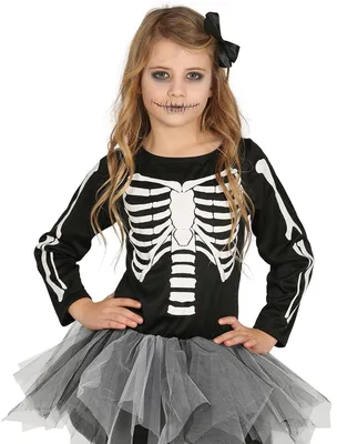 Produktbild von Guirca Tutu-skelettmädchen-kostüm 3-4 Years 3-4 Years