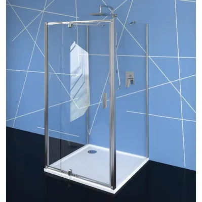 Imagen del producto de Cabina de ducha Polysan EASY, con tres paredes, dimensiones 800-900 x 900 mm, puerta corredera, versión izquierda/derecha, vidrio transparente