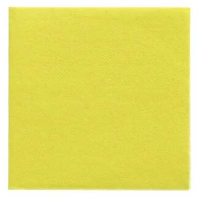 Produktbild von Servietten "DAILY Collection" 1/4-Falz 24 cm x 24 cm limonengrün