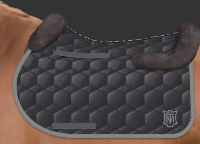 Image de Chabraque Mattes de saut en graphite avec peau de mouton taille L