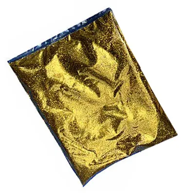 Glitzerpulver 500 g, feiner Glitzer, PET, Gold, für Basteln & Nageldesign
