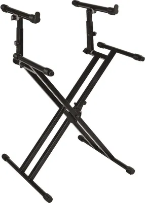 Produktbild von QUIK LOK QL-742 Zusammenlegbarer Keyboardständer Black