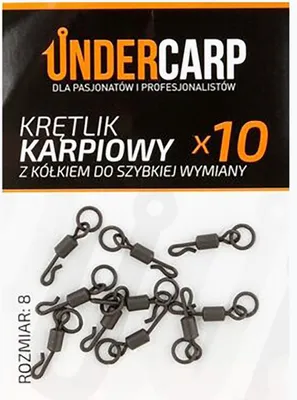 Obrázok produktu pre UNDERCARP Carp Swivel s rýchloupínacím krúžkom čierny UC53