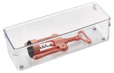Produktbild von Schubladenorganisator, 10,2 x 30,5 x 7,6 cm, Kunststoff, Transparent - iDesign | Linus