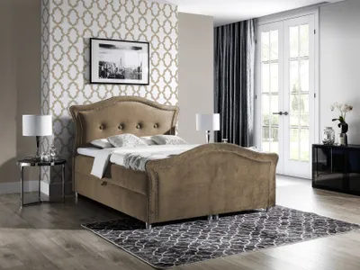 Produktbild von Boxspringbett Schlafzimmerbett BARIS 160x200cm in div. Farbvarianten