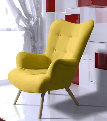 Produktbild von Sessel Einsitzer Lounge Club Möbel Ohrensessel Sofa Couch Fernseh Polster Neu