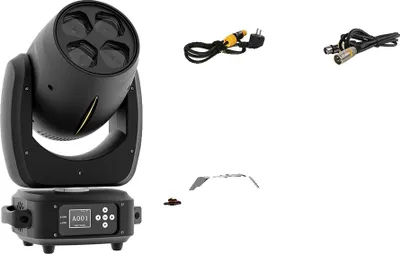 Productafbeelding van LED moving head spot, RGBW-licht, DMX-besturing, 4x40W