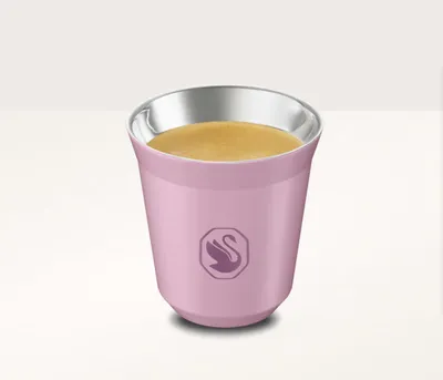 Produktbild von Nespresso x Swarovski PIXiE Lungotasse 160 ml Lim. Edition Edelstahl