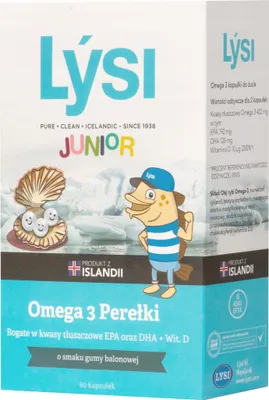 Produktbild von Lysi LYSI Junior Omega 3 Kaugummiperlen