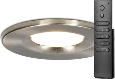 Produktbild von hoftronic LED Einbaustrahler 6W 2700K IP65 Edelstahl dimmbar 8er Set