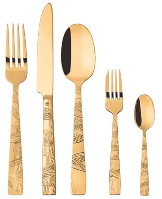 Obrázek produktu pro Jungle Sambonet Besteck 30tlg. Vh. Edelstahl/PVD Gold 52767GN1