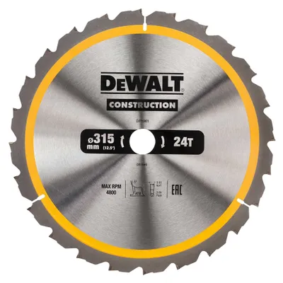 DEWALT Kreissägeblatt 315x30mm 24 Zähne DT1961