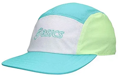 Image de Casquette Asics 5 Panel Cap "Energy Aqua/White" pour Unisex