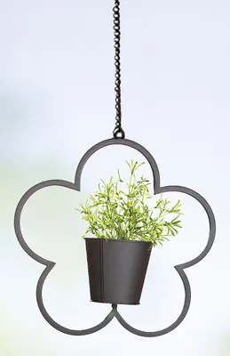 Produktbild von Blumenampel Blume aus Metall, 36 cm