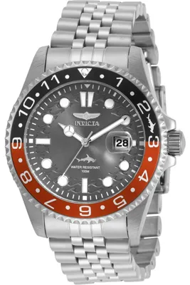 Obrázek produktu pro Invicta Pro Diver 30621 Pánské Hodinky - Quartz Hnutí - Nerezová Ocel s Šedým Ciferníkem - 43 mm
