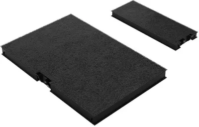 Produktbild von AllSpares Aktivkohlefilter (2 St.) Dunstabzugshauben geeignet für Bosch DWZ0AK0A0, 11018700 | Siemens LZ10AKA00 | Neff Z51AIA0X0 | 364x240 & 250x90mm