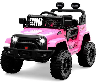 Immagine prodotto di Auto elettrica, telecomando, luci a LED, rosa