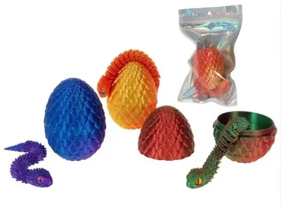 Immagine prodotto di Jajo z wężem 12cm MIX - ADAR