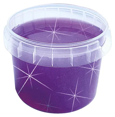 Produktbild von SES Creative 15044 Lila Slime im Becher 140g - Leuchtender Schleim - Spielzeug - Spielen mit Schleim - Europe - Für Kinder Ab 3 Jahren, Schleim, 3 Jahr(e), Violett, 1 Stück(e)