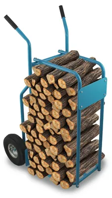 Produktbild von Bituxx Brennholzkarre 100kg Blau MS-15908