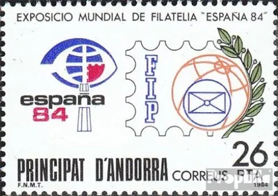 Produktbild von Briefmarken Andorra - Spanische Post 1984 Mi 174 (kompl.Ausg.) postfrisch Briefmarkenausstellung