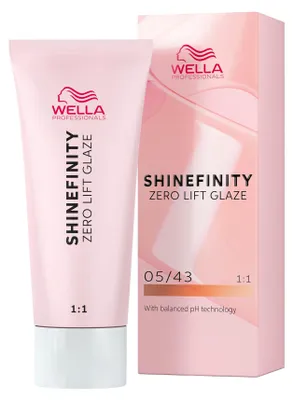 Produktbild von Wella Haartönung Wella Professionals ShineFinity Zero Lift Glaze 05/43 Hot Chill