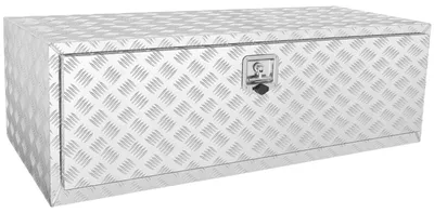 Immagine prodotto di VEVOR Cassetta sottoscocca per camion, 1219 x 610 x 610 mm Cassetta per pick-up, cassetta porta attrezzi in alluminio con serratura e chiavi, cassetta impermeabile per camion, furgoni, rimorchi ecc.