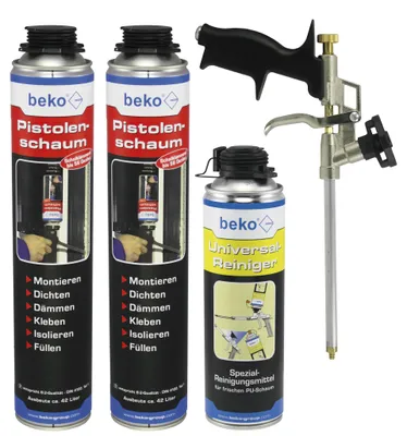 Produktbild von beko NBS Pistolenschaum-Set "SilverStar"
