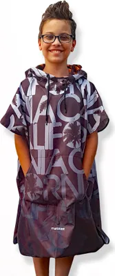 Produktbild von Poncho-Outfit für Camping, Schwimmbad, Strand, für Teenager, Kinder, Handtuch für die Reise
