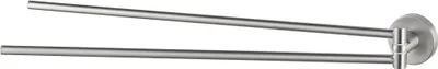 Produktbild von Haceka Kosmos Dubbele Handdoekhouder 5,3x40,7x5,3 cm RVS-Look