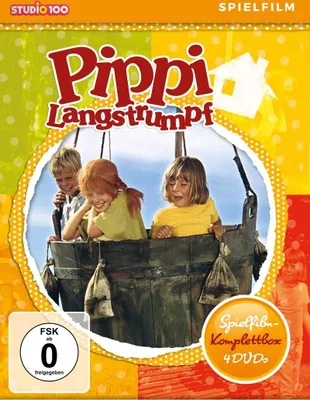 Produktbild von Pippi Langstrumpf - Spielfilm Komplettbox [4 DVDs, SOFTBOX]
