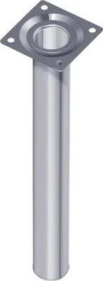Image de Element System Pied de meuble hauteur 200mm charge par pied 50kg tube acier rond 30mm blanc - 11100- 00018