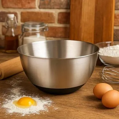 Obrázek produktu pro Nádoba z nerezové oceli – Ø 22 cm – protiskluzové dno