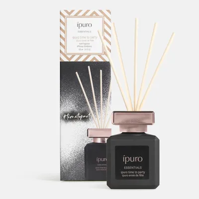 Produktbild von ipuro Essentials TIME TO PARTY Raumduft mit Stäbchen 100 ml - Raumerfrischer mit