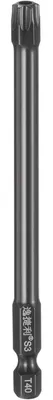 Produktbild von Torx Schraubendreher Bit T40 mit 1/4" Sechskantschaft, 100mm lang, magnetisch und manipulationssicher