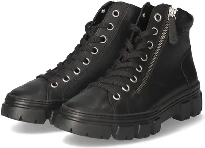 Produktbild von Schnürstiefeletten, 10-Englisch:7, Color:schwarz