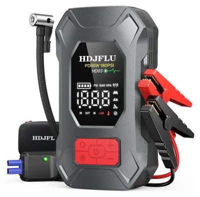 Obrázok produktu pre Powerbank Starthilfe 7500A s kompresorom 180 PSI, 24000 mAh, PD65W, LED osvetlenie