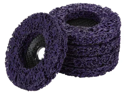 Zdjęcie produktu dla Tarcza szlifierska, 100 mm, 5 sztuk, do czyszczenia i usuwania farby oraz rdzy
