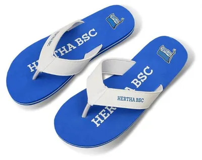 Produktbild von Hertha BSC Original Zehensandalen für Damen und Herren, aus EVA, in der Größe 37/38
