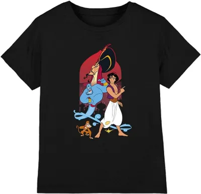 Produktbild von Aladdin - T-Shirt für Kinder TV3346 (128) (Schwarz)