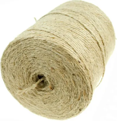Produktbild von Jute Bindfaden Paketschnur Schnur Juteseil Packschnur 2,0 mm Gartenschnur 1000 m