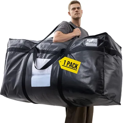 Umzugstasche, Jumbo-Aufbewahrungssack, 250 l, schwarz, 1 Stück